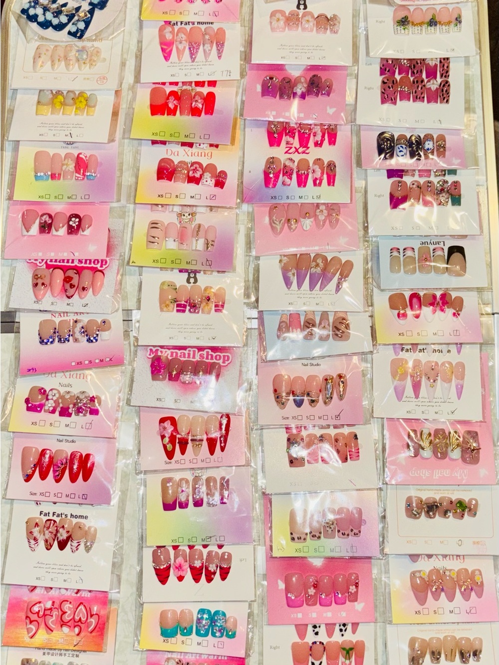 Assorted Press-On Nail Sets - Pink & Nude Mix